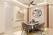 Luxury Dining Space with Elegant Accents 