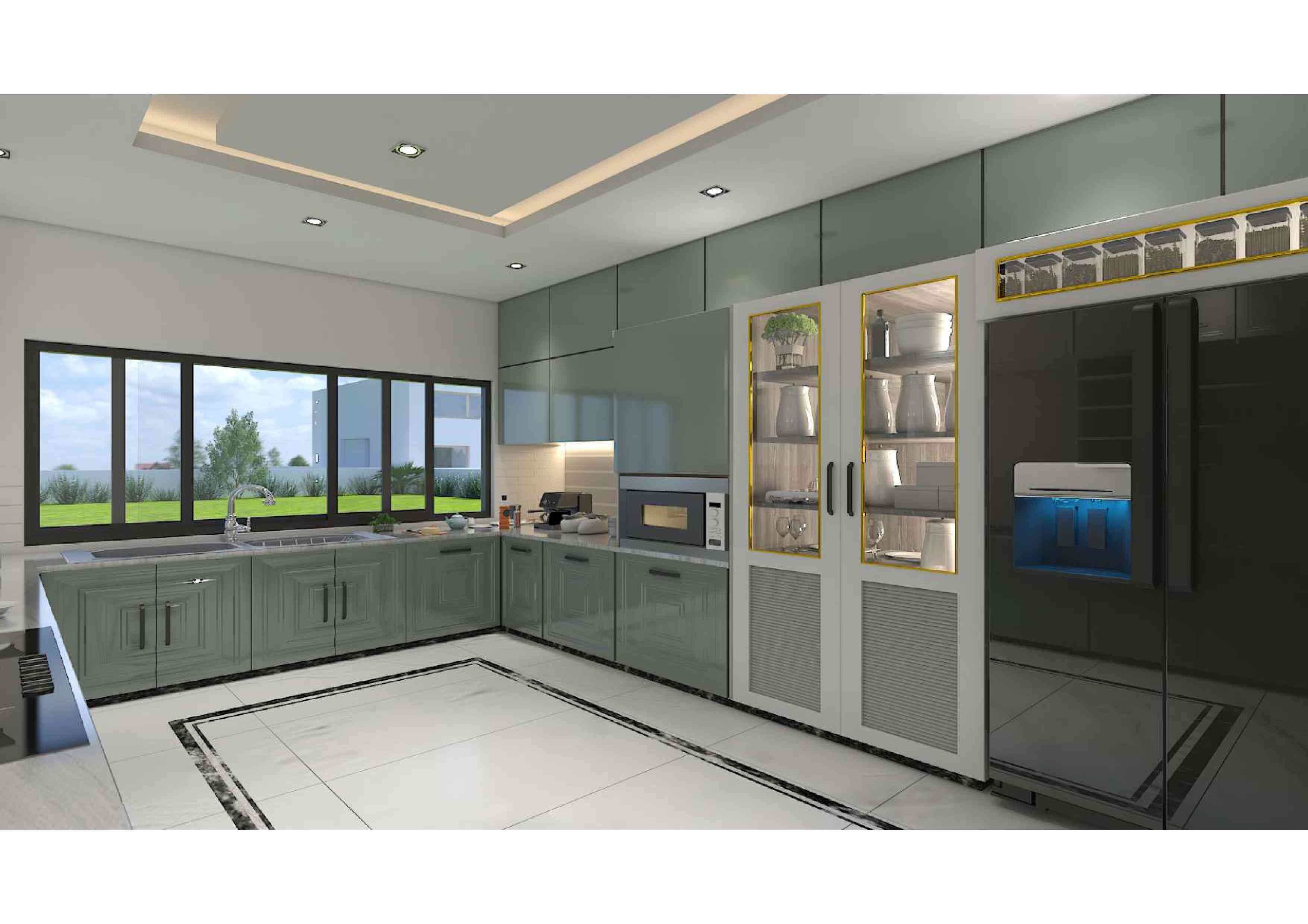 SeaGreen Moduler Kitchen Design