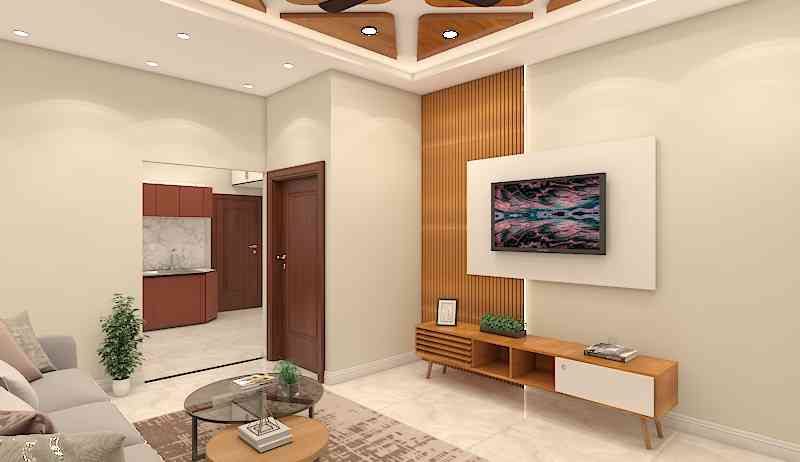 Modern Living Room With Tv Cabinet