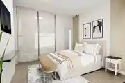 Modern Minimalist Bedroom With Neutral Tones