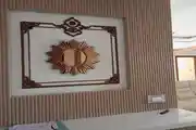 Stunning Wall Accent Featuring A Radiant Sunburst Mirror Framed 