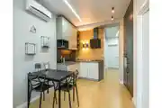 Chic And Compact Open Kitchen-Dining Area Designed 