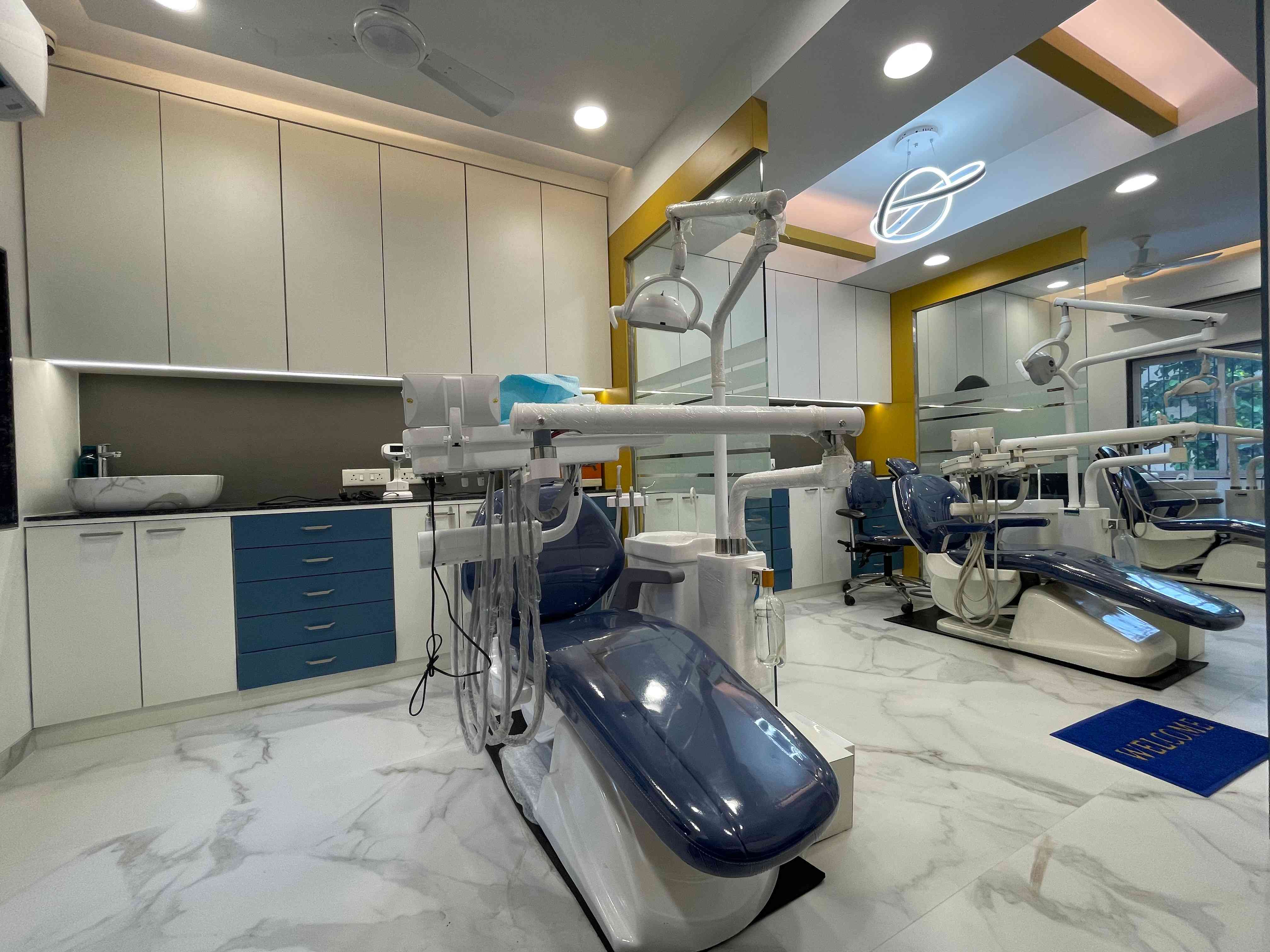 Modern clinic design with clean, professional interior layout