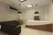 Small Office Waiting Area With Sofa