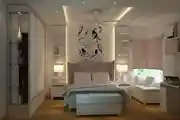 Modern Master Bedroom Design With Wall Art