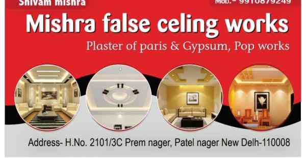 Mishra False Ceiling And Gypsum Work 